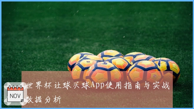 世界杯让球买球App使用指南与实战数据分析